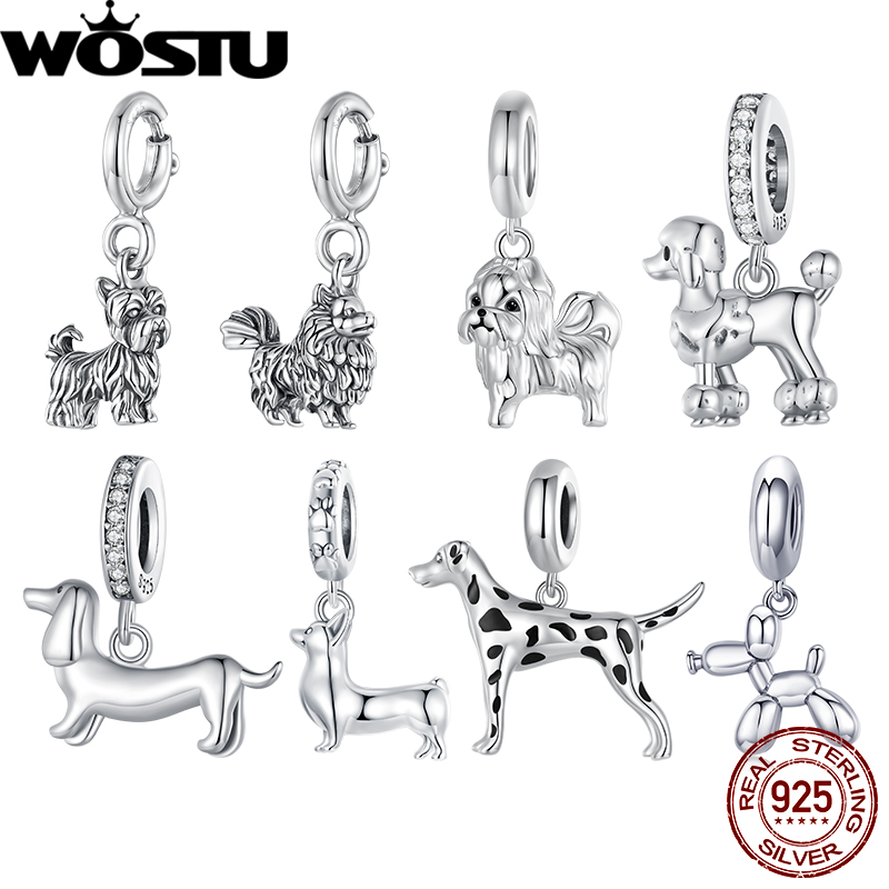 Jewelry Making Yorkshire - WOSTU 925 Sterling Silver Pet Dog
