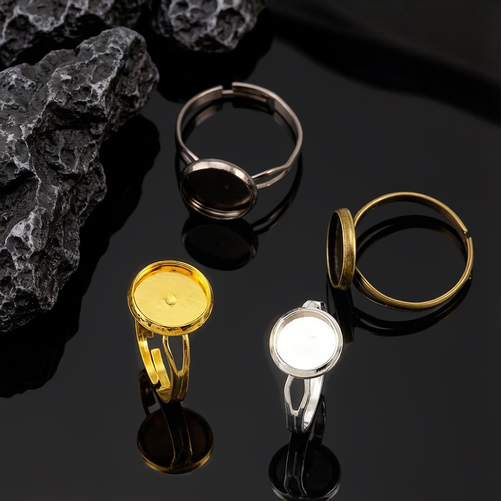 Ring Blank Adjustable - 10pcs/lot Adjustable Blank Ring Base Fit