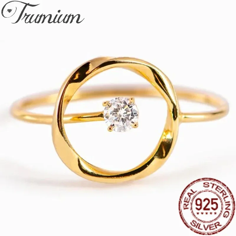 Ring Blank Adjustable - Trumium Solid 925 Sterling Silver 14k