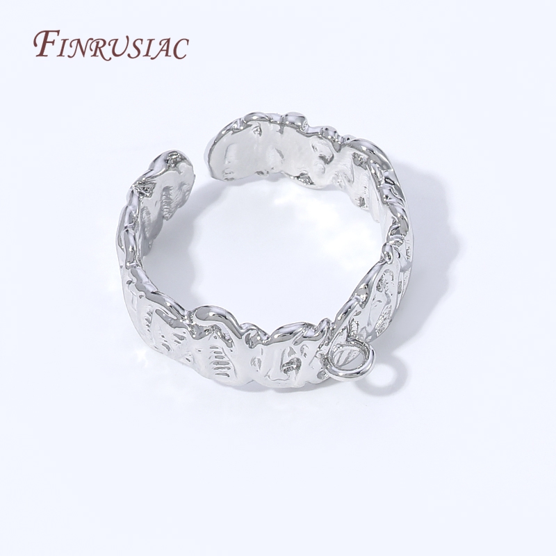 18K Gold Plated Open Adjustabl - огляд і ціна Ring Blank Adjustable
