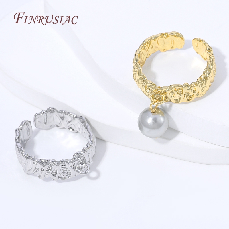 18K Gold Plated Open Adjustabl - огляд і ціна Ring Blank Adjustable