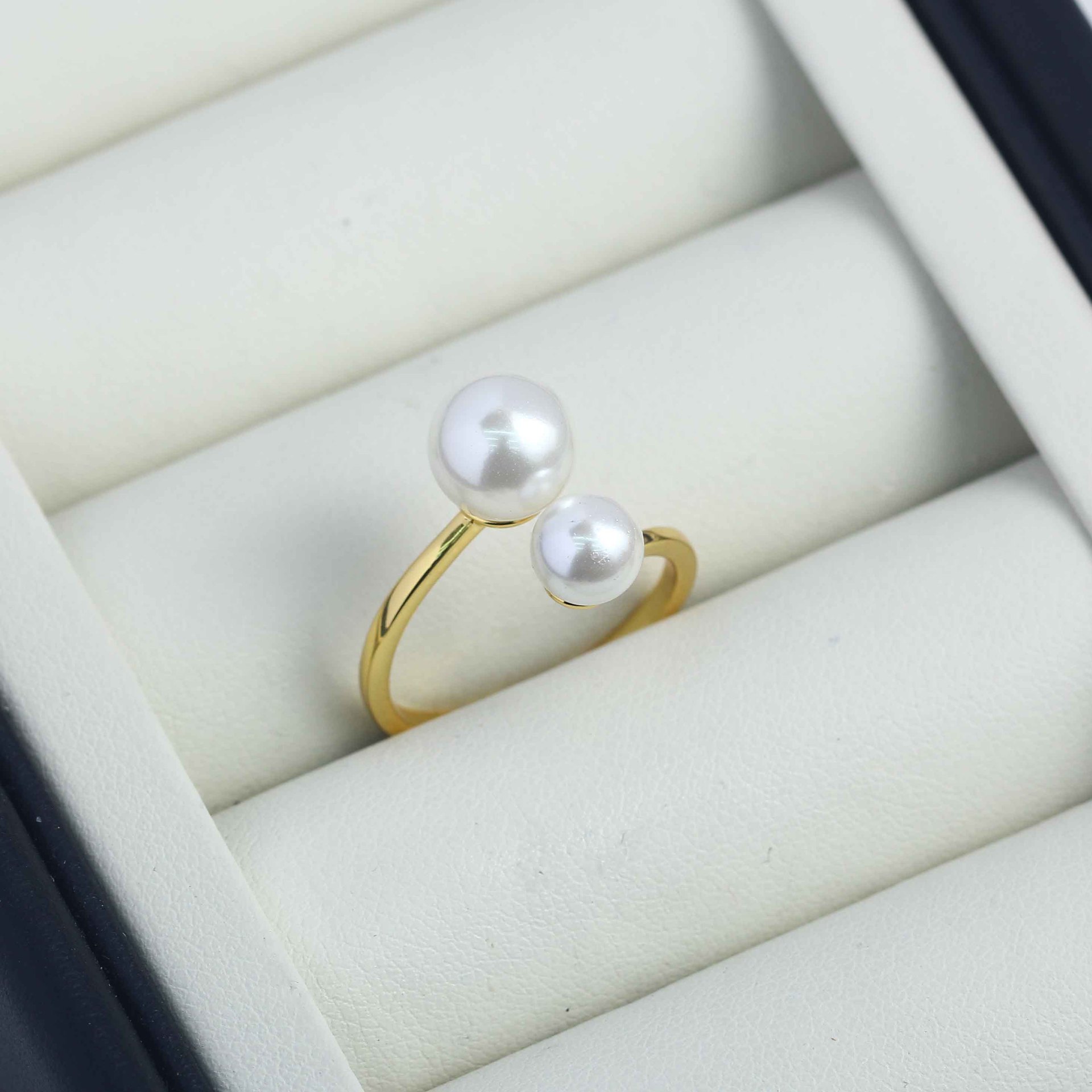 JZ008 Copper Gold Plated Gloss - огляд і ціна Ring Blank Adjustable