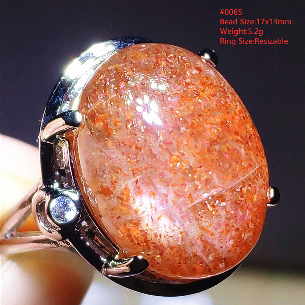 Natural Gold Orange Strawberry - огляд і ціна Ring Blank Adjustable