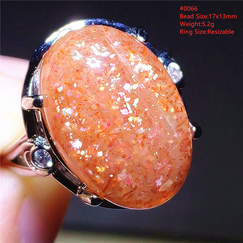 Natural Gold Orange Strawberry - огляд і ціна Ring Blank Adjustable
