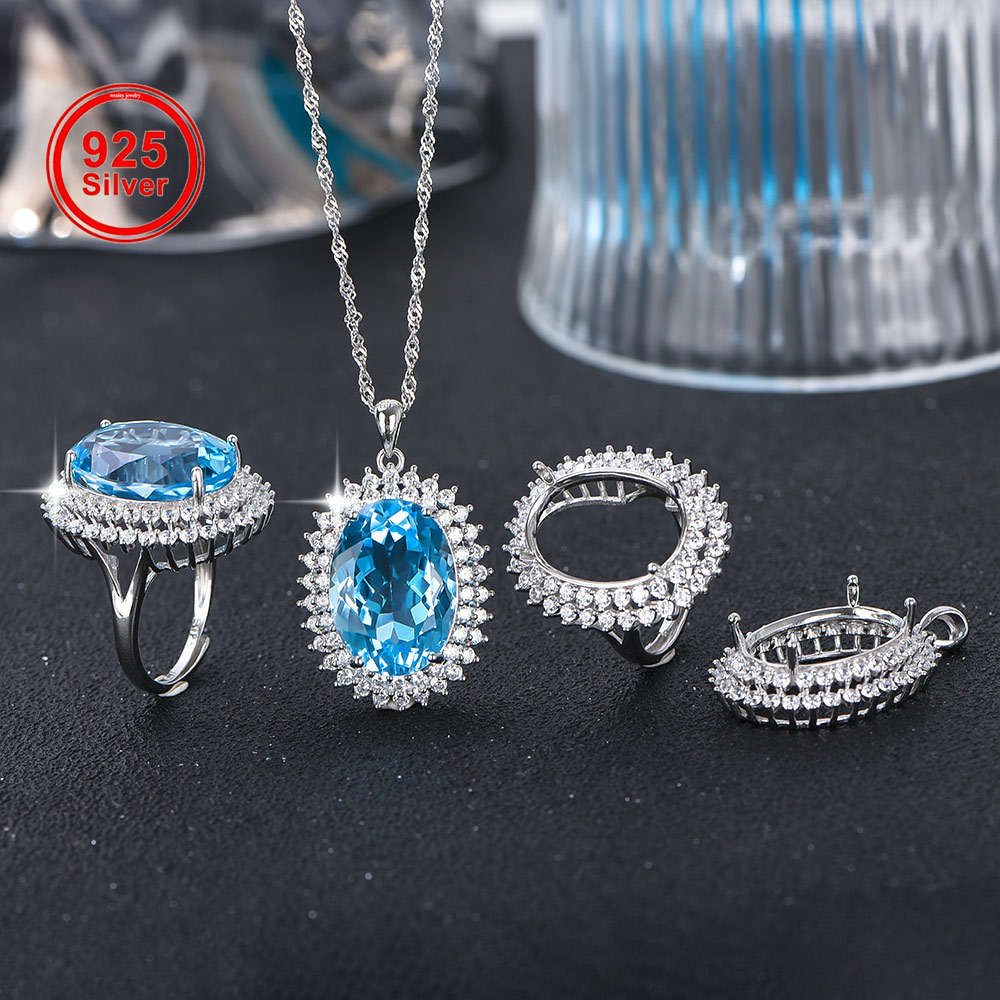 13x18mm S925 Sterling Silver R - огляд і ціна Jewelry Making Gemstones
