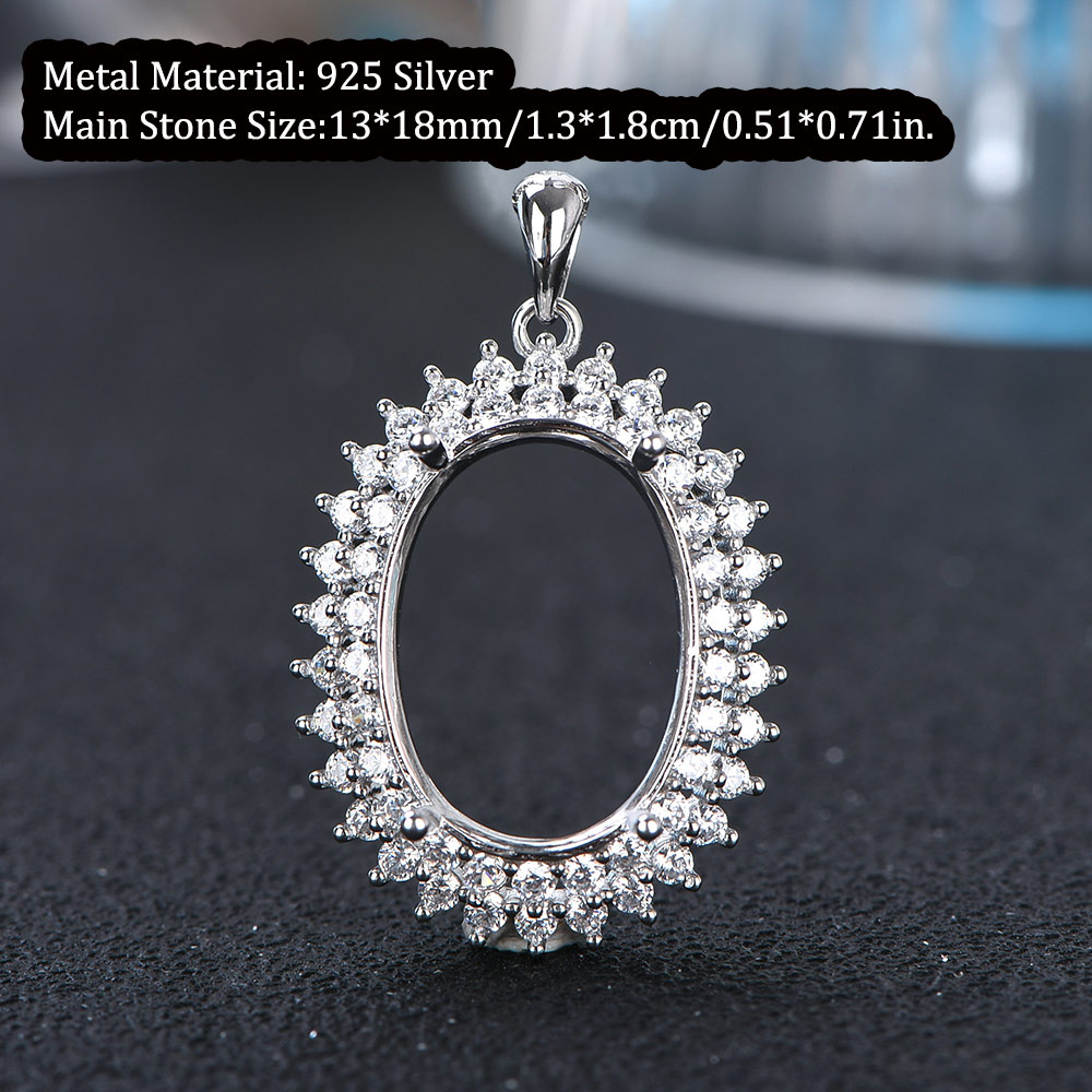 13x18mm S925 Sterling Silver R - огляд і ціна Jewelry Making Gemstones