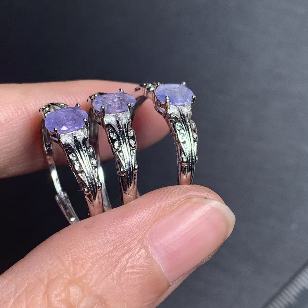 Natural Tanzanite Ring Adjusta - огляд і ціна Ring Blank Adjustable