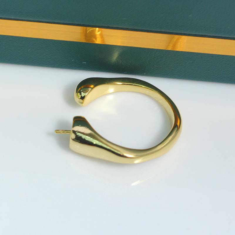 JZ044 Copper Gold Plated Adjus - огляд і ціна Ring Blank Adjustable