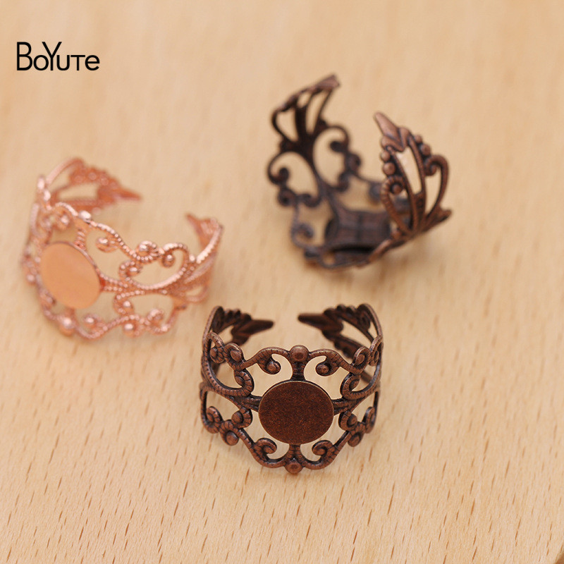 BoYuTe (20 Pieces/Lot) 8MM Fla - огляд і ціна Ring Blank Adjustable